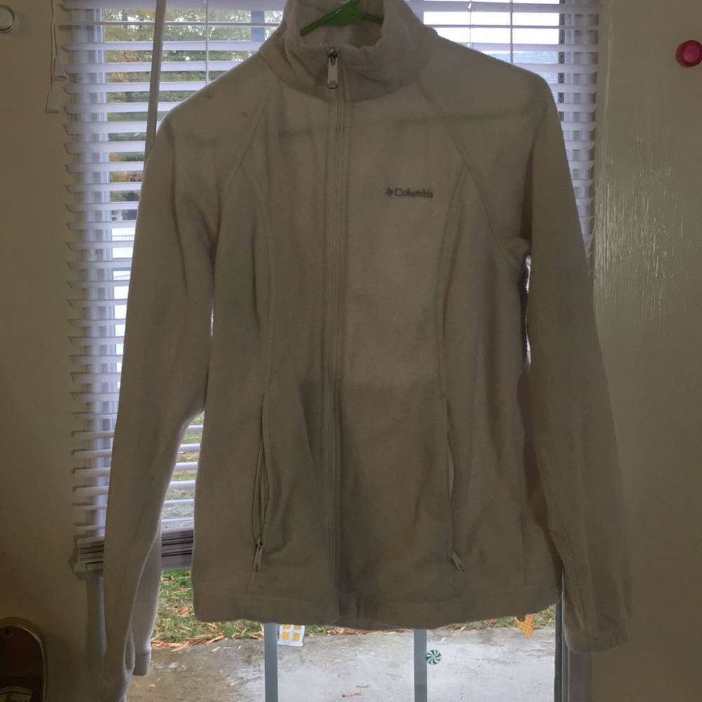 Columbia white fleece